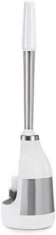 Polder Belle Design Toilet Brush Caddy with Twist-Off Brush Head