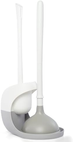 ADNIKIA 2 in 1 Toilet Brush and Plunger Set