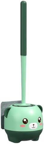 Cute Bear Toilet Brush Set with Holder 1