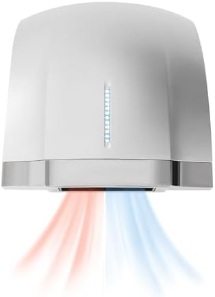 Whipin Electric Hand Dryer with LED Timer and HotCold Air
