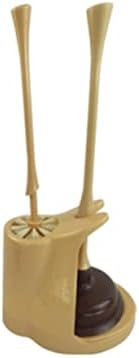 SUREK Soft Floor Toilet Brush with Reusable Holder