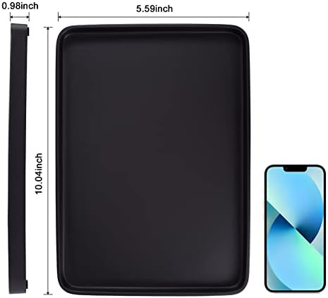 SZYRL Black Resin Bathroom Vanity Tray 1004 x 559 x 098 Inches