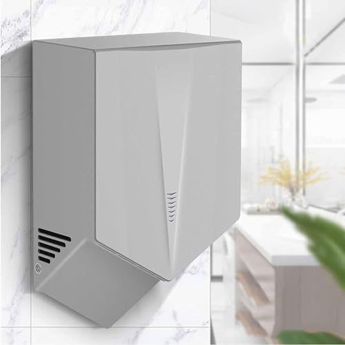 Automatic Electric Hand Dryer with 2 Air Outlets for Kitchen Grey