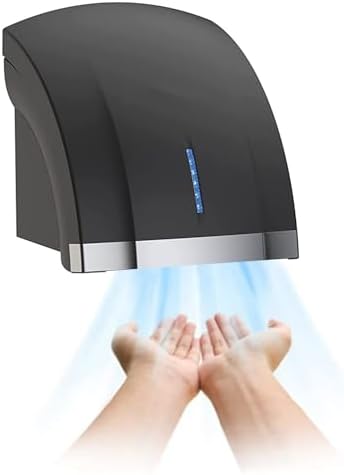 Compact Electric Hand Dryer - 220V Hot Cold for Bathrooms