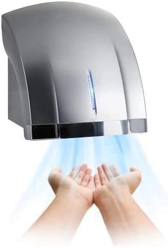 Fast Dry Hand Dryer with Hot Cold Wind 1800W Power 18ms Wind Speed