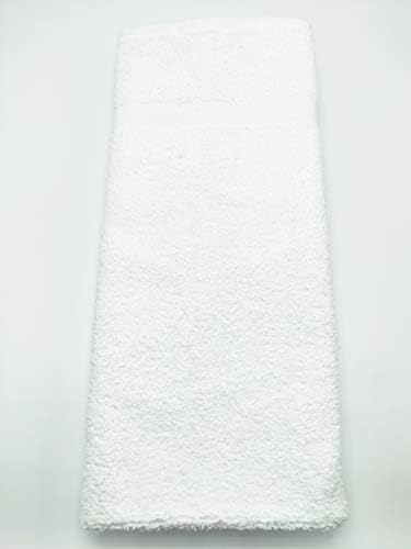 2 Pack White Bath Mats - 100 Ring-Spun Cotton 20x30 Inches