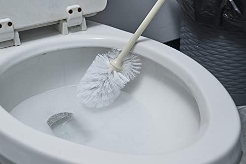 Superio Toilet Bowl Brushes with Lip Beige 3-Pack Heavy Duty
