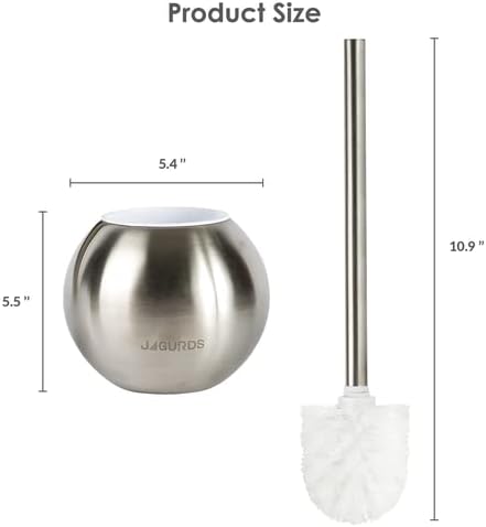 Stainless Steel Toilet Brush and Holder Set 2 Pack