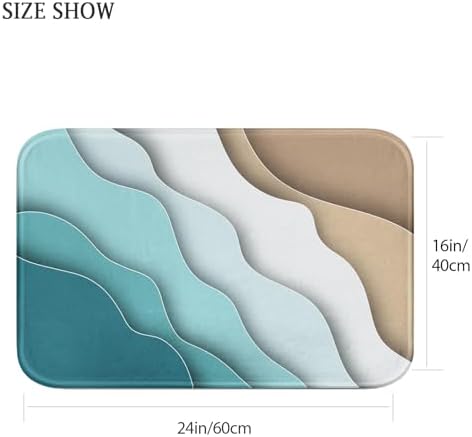 Britimes Bath Mat 16x24 Inches Microfiber