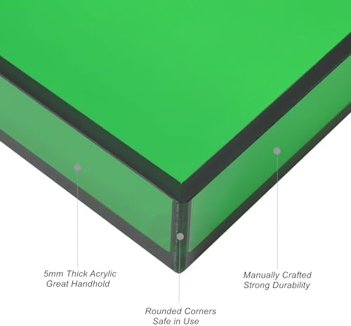 Emerald Green Acrylic Vanity Tray 12x6 for Bathroom and Vanity