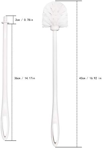 Top-spring Toilet Brush 1417 Inch Eco Plastic 4 Pack