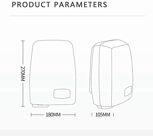 High Speed Touchless Hand Dryer for Bathrooms