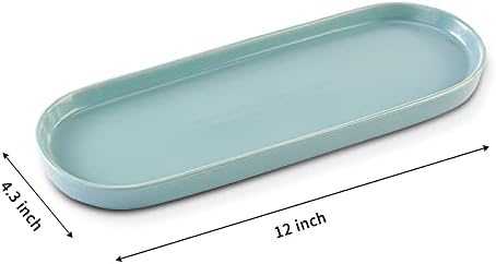Simple Style Ceramic Sink Tray - Blue