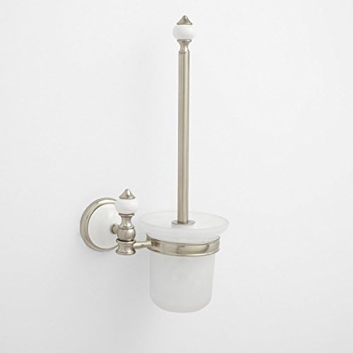 Signature Hardware 413151 Adelaide Wall-Mount Toilet Brush Holder - Chrome