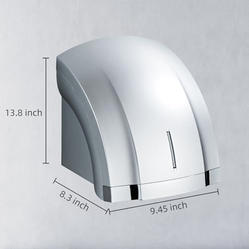 LUXICE Electric Hand Dryer - Automatic Silver LX-1003