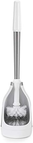 Polder Belle Design Toilet Brush Caddy with Twist-Off Brush Head