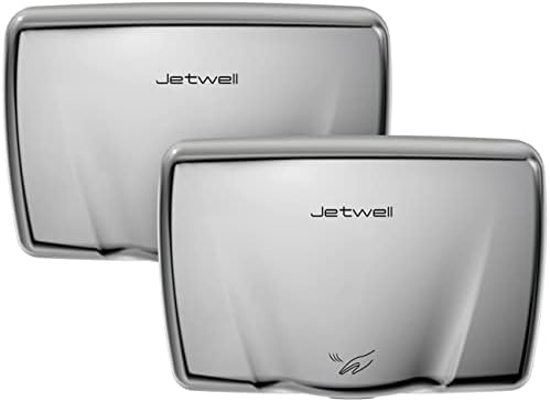 JETWELL 2Pack Compact Hand Dryer with Heating