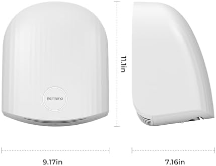 Bertreno Commercial Hand Dryer with LED Light