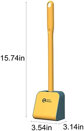 Lovskoo 360 Toilet Brush Set with Non-Slip Holder