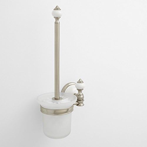 Signature Hardware 413151 Adelaide Wall-Mount Toilet Brush Holder - Chrome