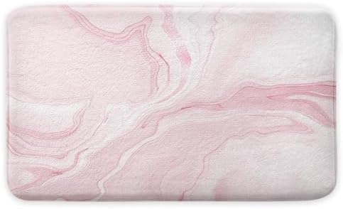 MERCHR Abstract Marble Bathroom Rug Mat 16x24