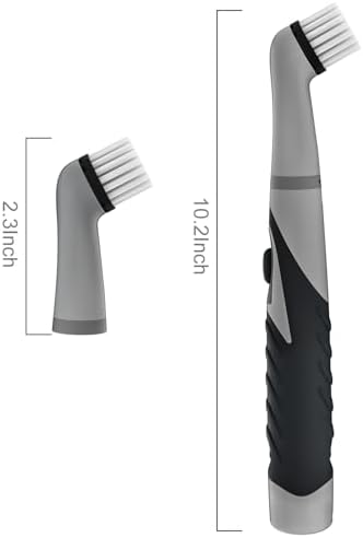 Pest Reject Pro Electric Cleaning Brush with 4 in 1 Brush Heads Black