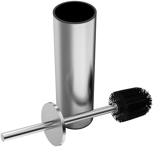 WZKALY Toilet Brush and Holder Set Brushed Nickel