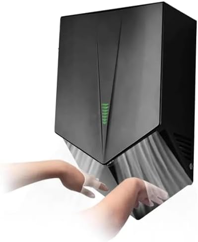 YXCUSAM Electric Hand Dryer with Induction Sensor - Black