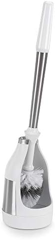 Polder Belle Design Toilet Brush Caddy with Twist-Off Brush Head