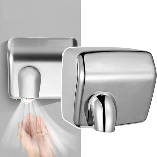 QIANMEI 2300W Commercial Hand Dryer with Sensor and Stainless Steel Housing