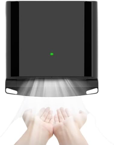 TsoLay 1250W Bathroom Hand Dryer with 80ms Wind Speed and Auto Sensor