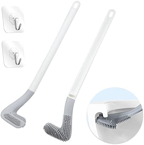 Homgaty Golf Head Toilet Brush 360 Clean Wall Mounted 2 Pack
