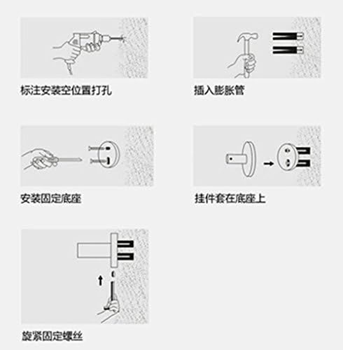 Black Alloy Bathroom Hand Dryer Holder for DIY Installation