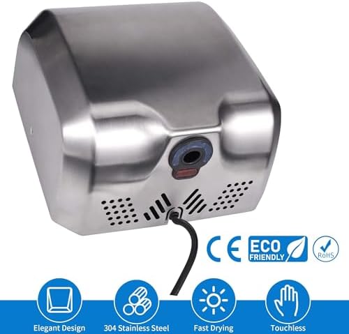 Goetland 1800W Stainless Steel Hand Dryer 1