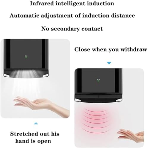 HENGCMM Automatic Hand Dryer Touchless Wall Mount