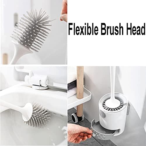 GYDMEG Toilet Brush with Holder - Blue