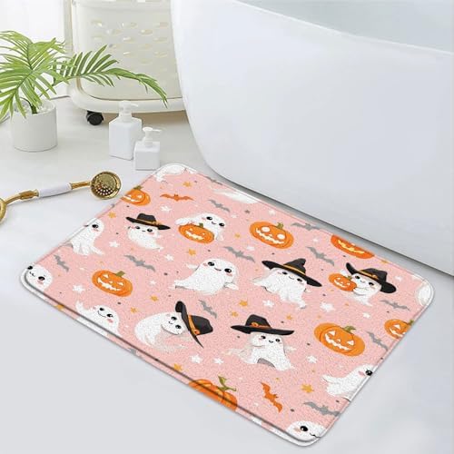 Halloween Ghost Bath Mat 16x24 Inch Non-Slip 1