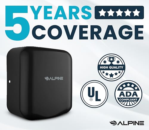 Alpine Automatic Hand Dryer 110-120V Stainless Steel