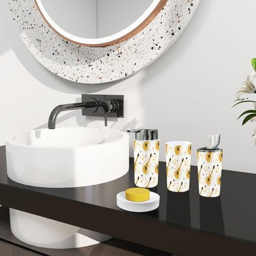 Boho Musical Bathroom Accessory Set 6 Piece