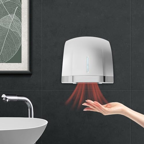 Fifizoo High Speed Quiet Hand Dryer with Hot Cold Control