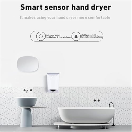 Commercial Hand Dryer with Induction Sensor Silver