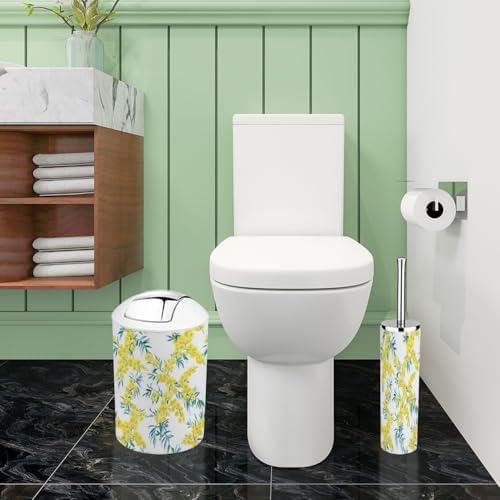 Boho Floral Bathroom Accessories Set 6 Piece