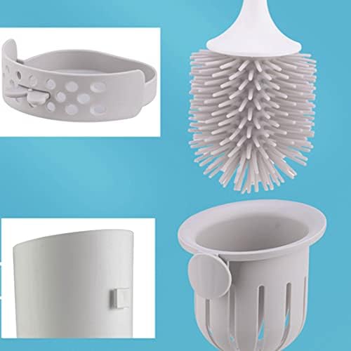GYDMEG Toilet Brush with Holder - Blue