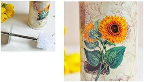 Kanazz Sunflower Toilet Brush Set