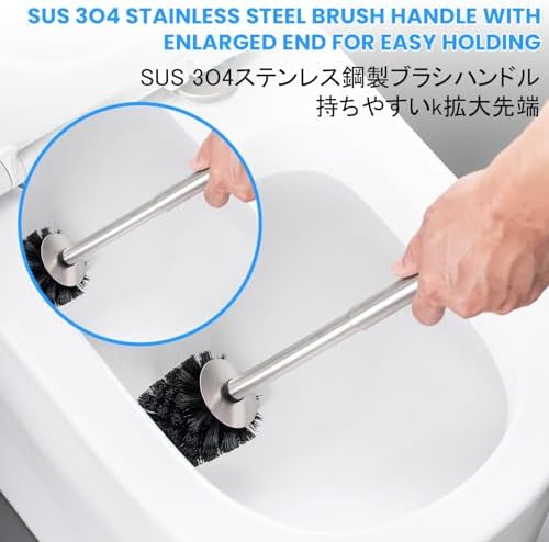 Smartbin Toilet Brush with Double Layer Holder 1
