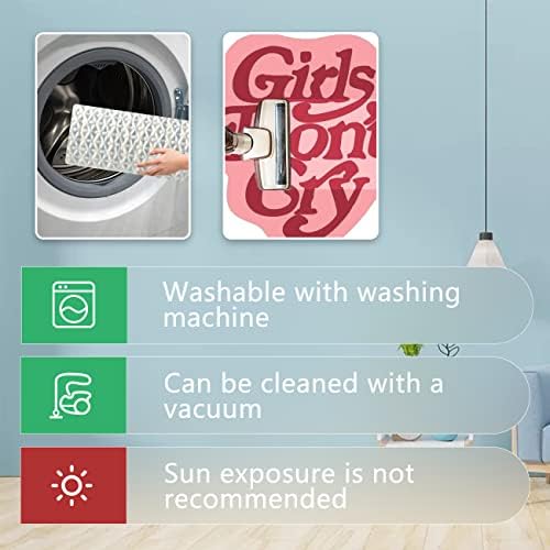 Kaupuar Purple Girls Dont Cry Bath Rug 1