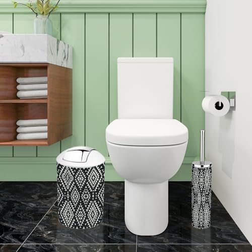 Bathroom Accessory Set 6 Piece Boho Design