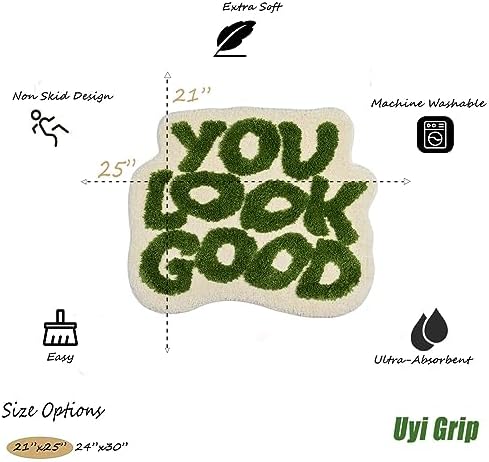 You Look Good Bath Mat - Soft Microfiber Non Slip