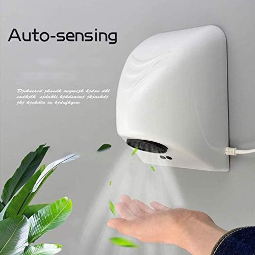 Commercial Touchless Hand Dryer 1250W White ABS Eco-Friendly