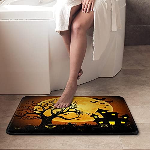 Britimes Halloween Bath Mat 18x30 Inches Non-Slip